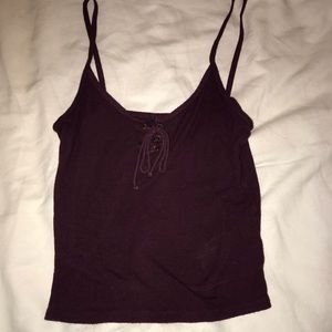 Maroon tank top